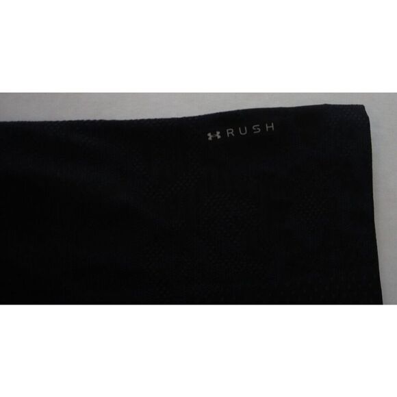 Under Armour 1365716 002 Women's Sz M Black RUSH Seamless Short Sleeve Shirt $60 - Picture 6 of 10